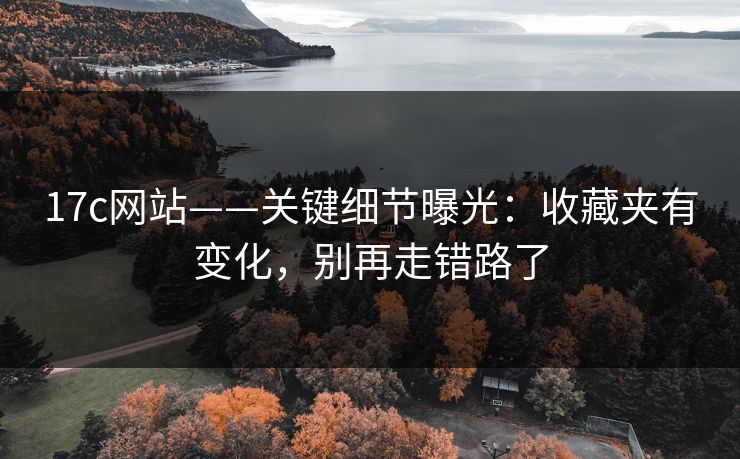 17c网站——关键细节曝光：收藏夹有变化，别再走错路了